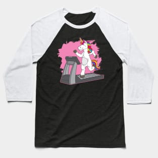 Unicorn treadmill shirt Baseball T-Shirt